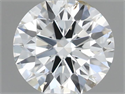 Natural Diamond 0.40 Carats, Round with Excellent Cut, H Color, SI1 Clarity and Certified by IGI