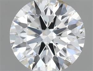 Picture of Natural Diamond 0.40 Carats, Round with Excellent Cut, H Color, SI1 Clarity and Certified by IGI