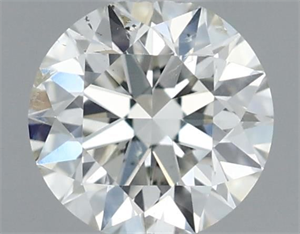Picture of Natural Diamond 0.40 Carats, Round with Excellent Cut, H Color, SI1 Clarity and Certified by IGI