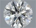 Natural Diamond 0.40 Carats, Round with Excellent Cut, H Color, SI1 Clarity and Certified by IGI