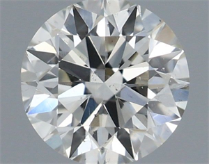 Picture of Natural Diamond 0.40 Carats, Round with Excellent Cut, H Color, SI1 Clarity and Certified by IGI