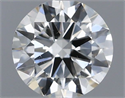 Natural Diamond 0.40 Carats, Round with Excellent Cut, H Color, SI1 Clarity and Certified by IGI