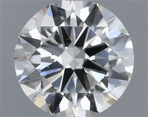 Picture of Natural Diamond 0.40 Carats, Round with Excellent Cut, H Color, SI1 Clarity and Certified by IGI