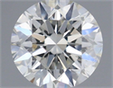 Natural Diamond 0.40 Carats, Round with Excellent Cut, H Color, SI1 Clarity and Certified by IGI