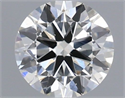 Natural Diamond 0.40 Carats, Round with Excellent Cut, H Color, SI1 Clarity and Certified by IGI