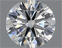 Natural Diamond 0.40 Carats, Round with Excellent Cut, H Color, SI1 Clarity and Certified by IGI