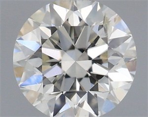 Picture of Natural Diamond 0.40 Carats, Round with Excellent Cut, H Color, SI1 Clarity and Certified by IGI