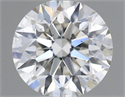 Natural Diamond 0.40 Carats, Round with Excellent Cut, H Color, SI1 Clarity and Certified by IGI