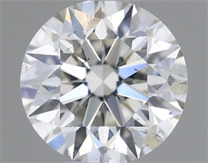 Picture of Natural Diamond 0.40 Carats, Round with Excellent Cut, H Color, SI1 Clarity and Certified by IGI