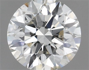 Picture of Natural Diamond 0.40 Carats, Round with Excellent Cut, H Color, SI1 Clarity and Certified by IGI