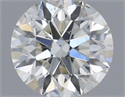 Natural Diamond 0.40 Carats, Round with Excellent Cut, H Color, SI1 Clarity and Certified by IGI