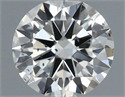 Natural Diamond 0.40 Carats, Round with Excellent Cut, H Color, SI1 Clarity and Certified by IGI