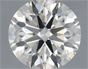 Natural Diamond 0.51 Carats, Round with Excellent Cut, H Color, SI1 Clarity and Certified by IGI