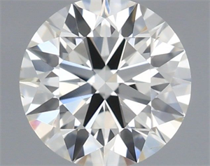 Picture of Natural Diamond 0.51 Carats, Round with Excellent Cut, H Color, SI1 Clarity and Certified by IGI