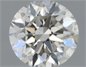 Natural Diamond 0.40 Carats, Round with Excellent Cut, H Color, SI1 Clarity and Certified by IGI