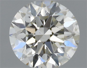 Picture of Natural Diamond 0.40 Carats, Round with Excellent Cut, H Color, SI1 Clarity and Certified by IGI