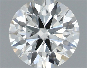 Picture of Natural Diamond 0.51 Carats, Round with Excellent Cut, H Color, SI1 Clarity and Certified by IGI