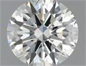 Natural Diamond 0.51 Carats, Round with Excellent Cut, H Color, SI1 Clarity and Certified by IGI