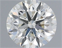 Natural Diamond 0.51 Carats, Round with Excellent Cut, H Color, SI1 Clarity and Certified by IGI