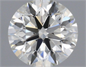Natural Diamond 0.51 Carats, Round with Excellent Cut, H Color, SI1 Clarity and Certified by IGI