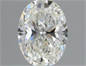 Natural Diamond 0.50 Carats, Oval with  Cut, I Color, VS2 Clarity and Certified by GIA