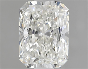 Picture of Natural Diamond 1.01 Carats, Radiant with  Cut, H Color, SI1 Clarity and Certified by GIA