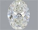 Natural Diamond 1.20 Carats, Oval with  Cut, H Color, VVS2 Clarity and Certified by IGI