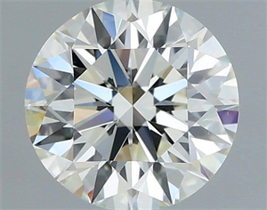 Picture of Natural Diamond 1.01 Carats, Round with Excellent Cut, I Color, VVS1 Clarity and Certified by IGI