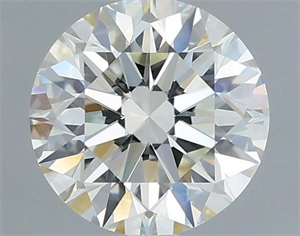 Picture of Natural Diamond 1.00 Carats, Round with Excellent Cut, I Color, VVS1 Clarity and Certified by IGI
