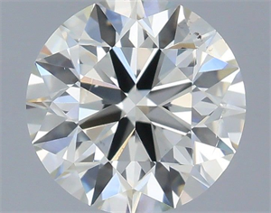 Picture of Natural Diamond 0.50 Carats, Round with Excellent Cut, H Color, SI1 Clarity and Certified by IGI