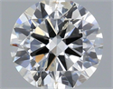 Natural Diamond 0.40 Carats, Round with Excellent Cut, G Color, I1 Clarity and Certified by IGI