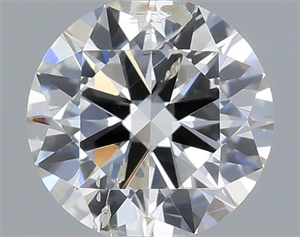Picture of Natural Diamond 0.40 Carats, Round with Excellent Cut, G Color, I1 Clarity and Certified by IGI