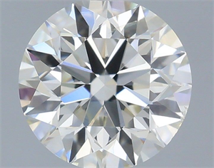 Picture of Natural Diamond 0.50 Carats, Round with Excellent Cut, H Color, SI2 Clarity and Certified by IGI
