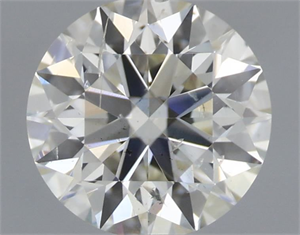 Picture of Natural Diamond 0.50 Carats, Round with Excellent Cut, I Color, SI2 Clarity and Certified by IGI