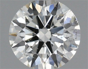 Picture of Natural Diamond 0.50 Carats, Round with Excellent Cut, I Color, SI2 Clarity and Certified by IGI