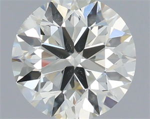 Picture of Natural Diamond 0.50 Carats, Round with Excellent Cut, J Color, SI1 Clarity and Certified by IGI