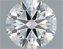 Natural Diamond 0.46 Carats, Round with Excellent Cut, G Color, VS2 Clarity and Certified by IGI