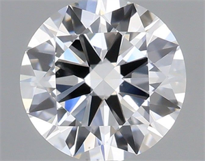 Picture of Natural Diamond 0.40 Carats, Round with Excellent Cut, E Color, VS2 Clarity and Certified by IGI