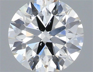 Foto Diamante Natural 0.40 quilates, Redondo , Color F, claridad SI1 y certificado IGI de
