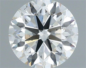 Picture of Natural Diamond 0.42 Carats, Round with Excellent Cut, G Color, SI1 Clarity and Certified by IGI
