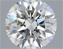 Natural Diamond 0.40 Carats, Round with Excellent Cut, H Color, VS2 Clarity and Certified by IGI