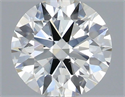 Natural Diamond 0.40 Carats, Round with Excellent Cut, H Color, VS2 Clarity and Certified by IGI