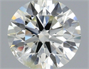 Natural Diamond 0.41 Carats, Round with Excellent Cut, I Color, I1 Clarity and Certified by IGI