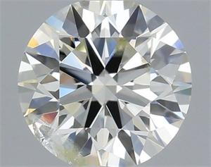 Picture of Natural Diamond 0.41 Carats, Round with Excellent Cut, I Color, I1 Clarity and Certified by IGI