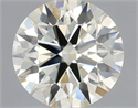 Diamante Natural 0.42 quilates, Redondo , Color J, claridad VS1 y certificado IGI