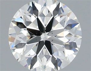 Picture of Natural Diamond 0.80 Carats, Round with Excellent Cut, I Color, VS2 Clarity and Certified by IGI