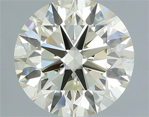 Picture of Natural Diamond 0.90 Carats, Round with Excellent Cut, M Color, SI2 Clarity and Certified by IGI