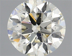 Picture of Natural Diamond 0.40 Carats, Round with Excellent Cut, K Color, VS2 Clarity and Certified by IGI