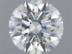 Picture of Natural Diamond 0.62 Carats, Round with Excellent Cut, H Color, VS2 Clarity and Certified by IGI