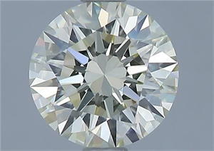 Picture of Natural Diamond 1.03 Carats, Round with Excellent Cut, M Color, VVS1 Clarity and Certified by GIA